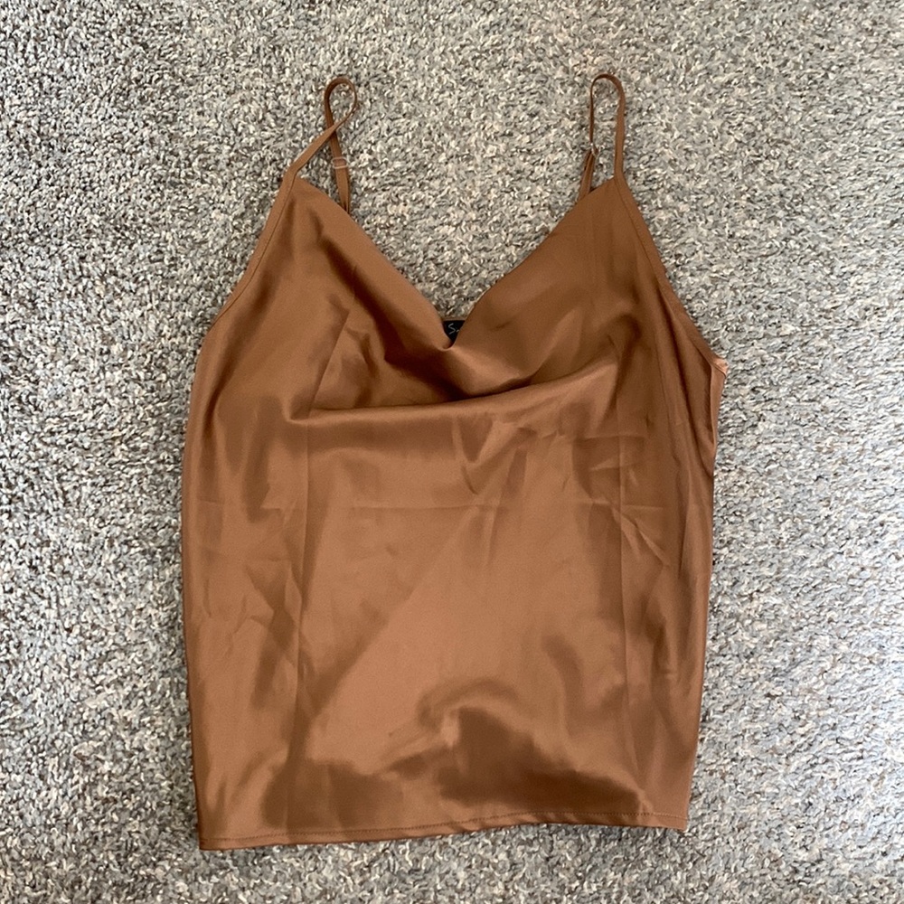 Satin tank top